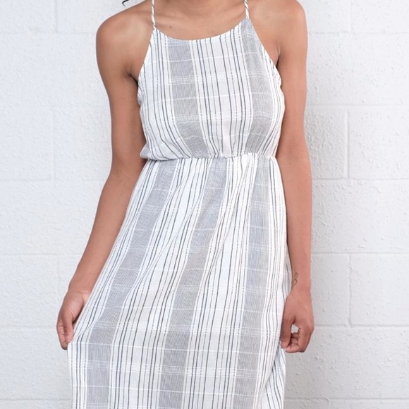 Everly Dresses & Skirts - Every Striped Midi dress